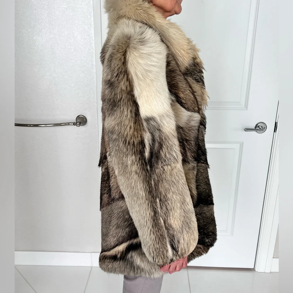 Real fur coat, size L - Picture 14 of 17